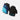 Giro Bravo Gel Glove (Blue) Position 1